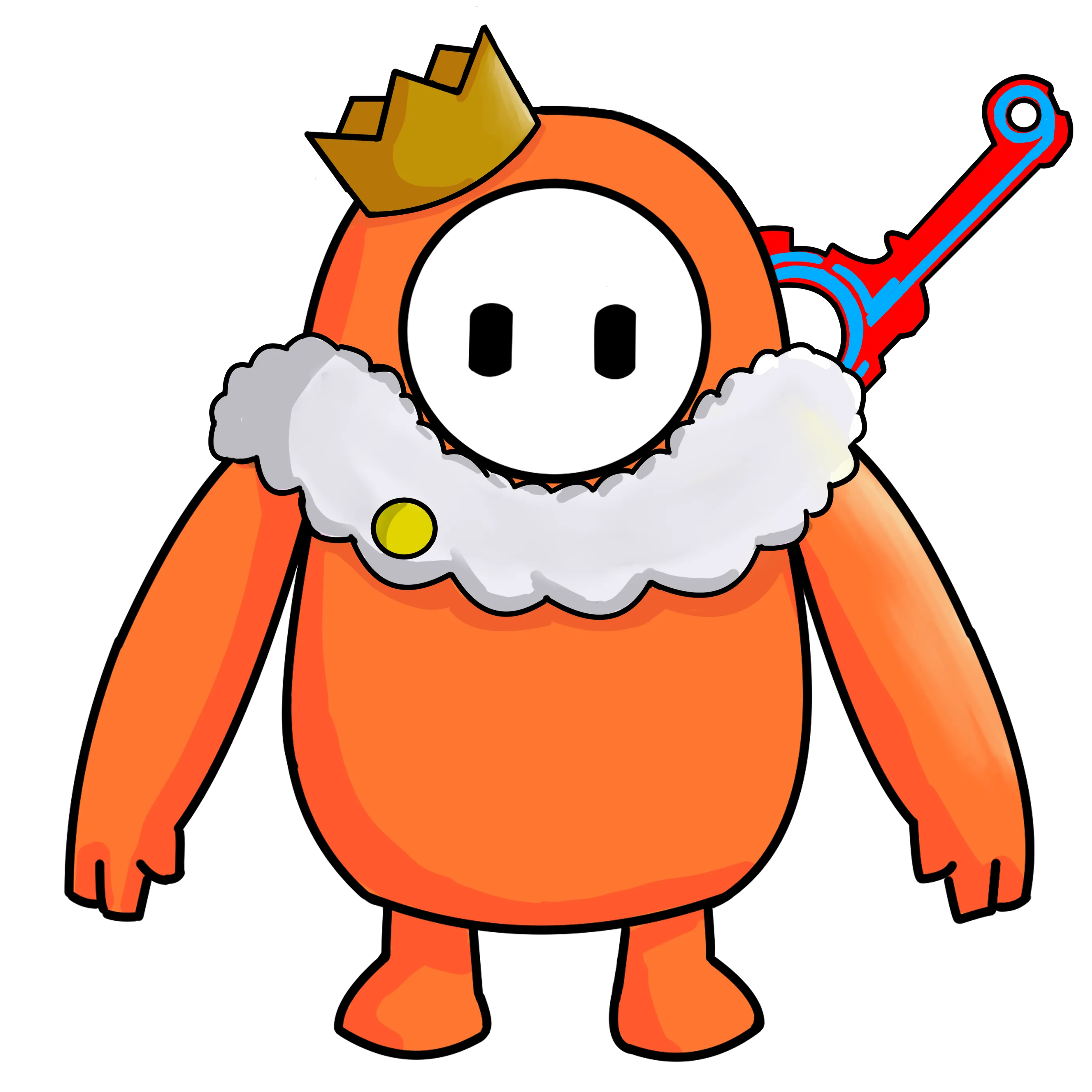 Judía de Fall Guys de Escaif, miembro de Team Butano