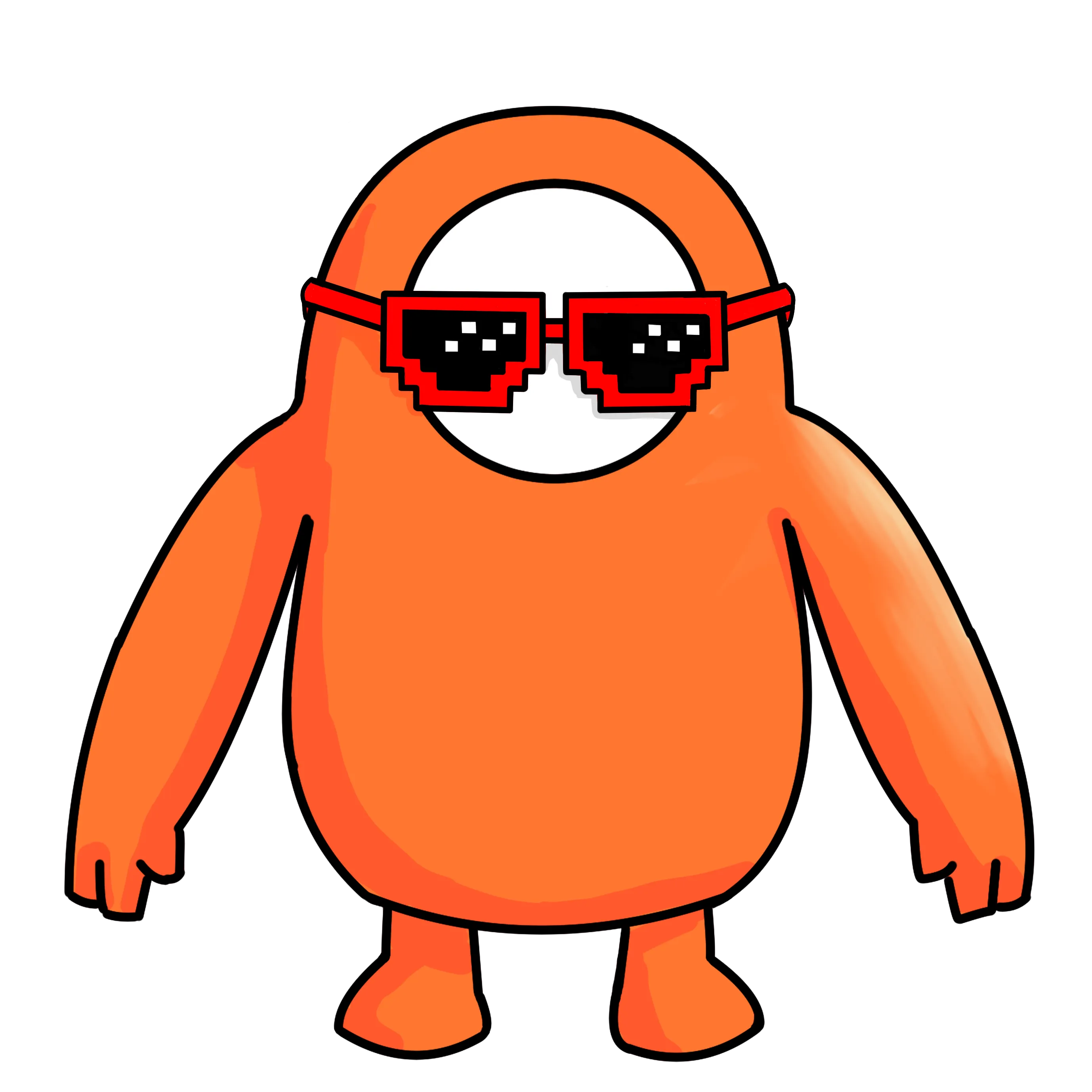 Judía de Fall Guys de Winynine, miembro de Team Butano